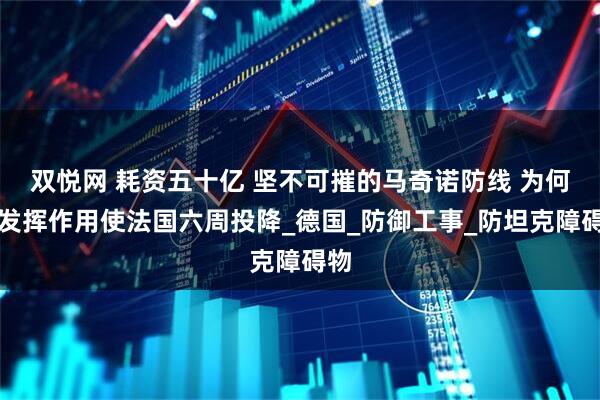 双悦网 耗资五十亿 坚不可摧的马奇诺防线 为何没发挥作用使法国六周投降_德国_防御工事_防坦克障碍物
