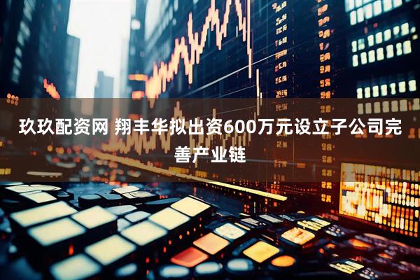 玖玖配资网 翔丰华拟出资600万元设立子公司完善产业链
