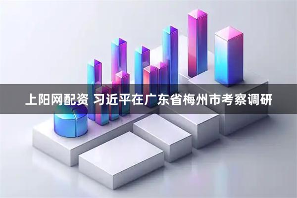 上阳网配资 习近平在广东省梅州市考察调研
