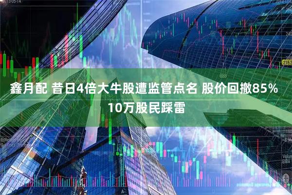鑫月配 昔日4倍大牛股遭监管点名 股价回撤85% 10万股民踩雷